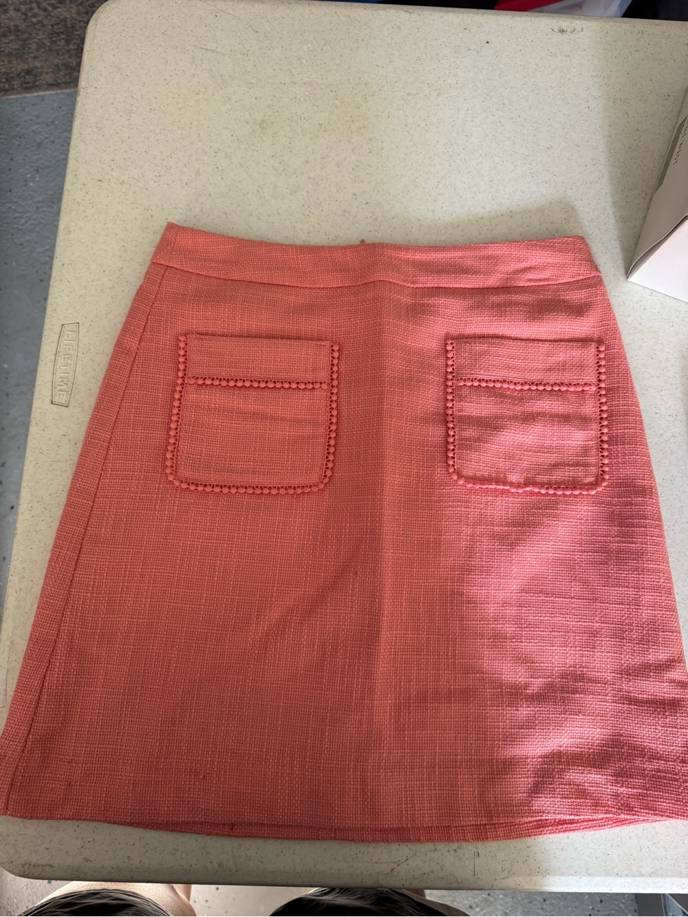 LOFT Women's Coral Pocket-Skirt